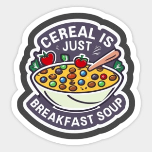 Cereal Sticker